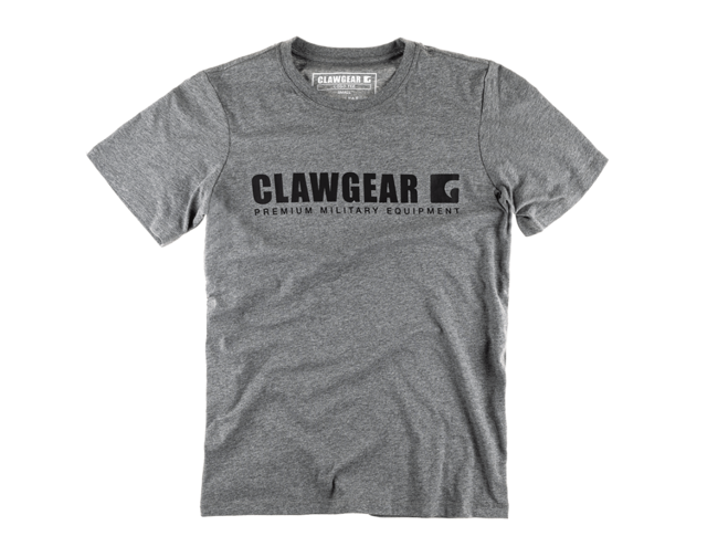 TRICOU CU LOGO CG - CLAWGEAR® - DARK HEATHER