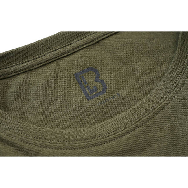 TRICOU DAMA DIN BUMBAC - OLIVE - BRANDIT