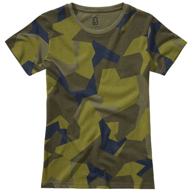 TRICOU DAMA DIN BUMBAC - SWEDISH CAMO - BRANDIT