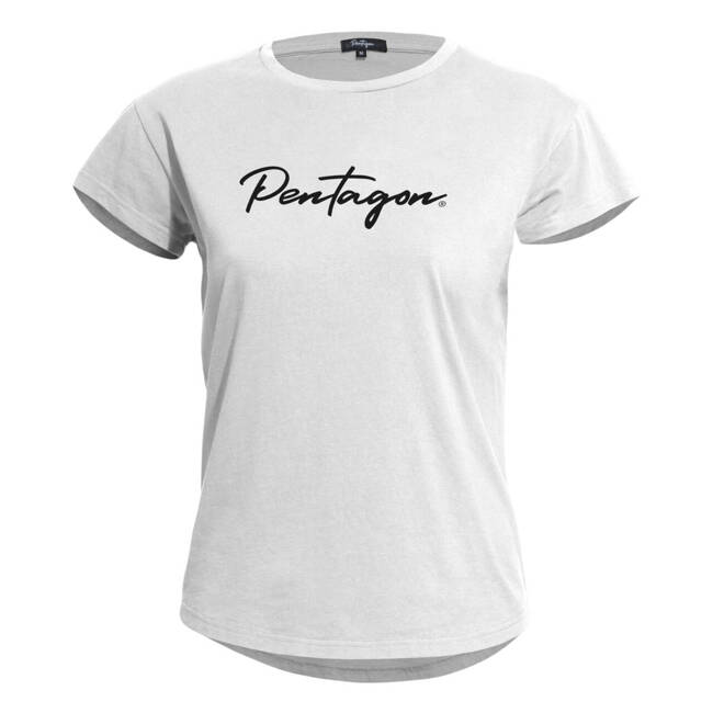 TRICOU DAMA WHISPER - CALLIGRAPHY - ALB - PENTAGON