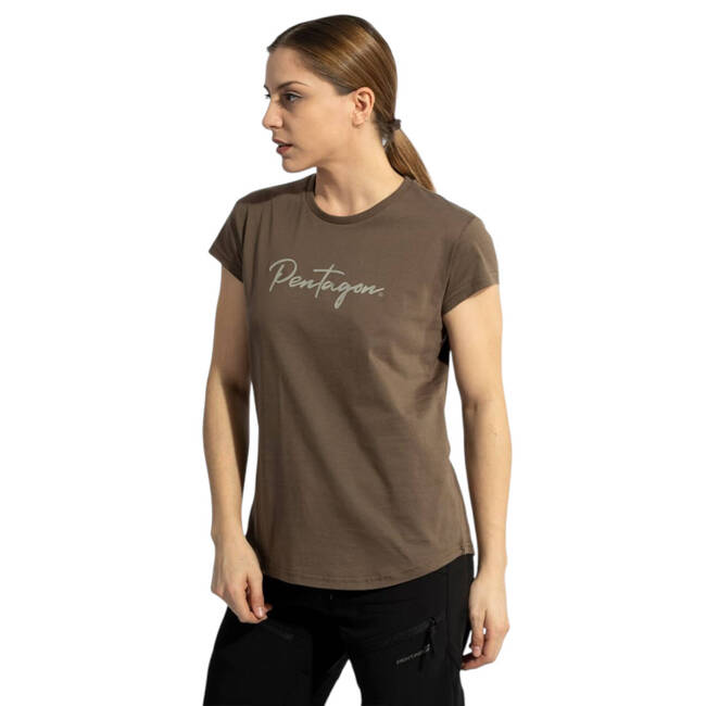 TRICOU DAMA WHISPER - CALLIGRAPHY - ALB - PENTAGON