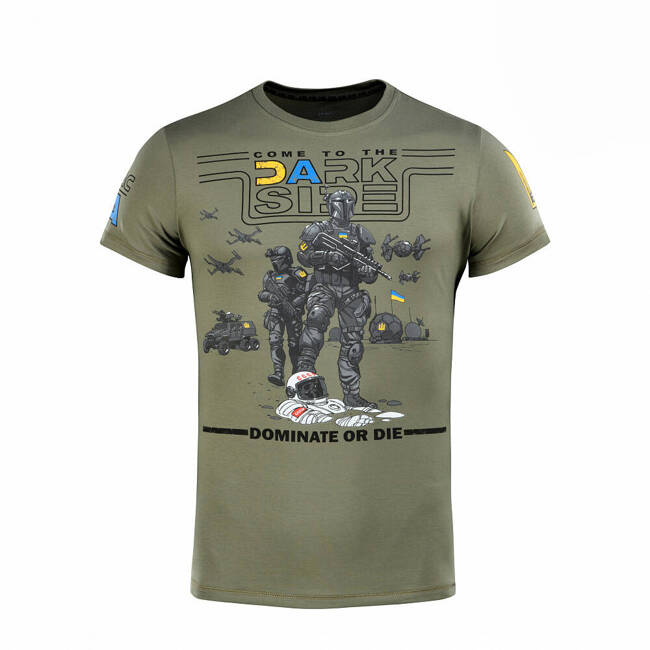 TRICOU DARK SIDE - LIGHT OLIVE - M-TAC