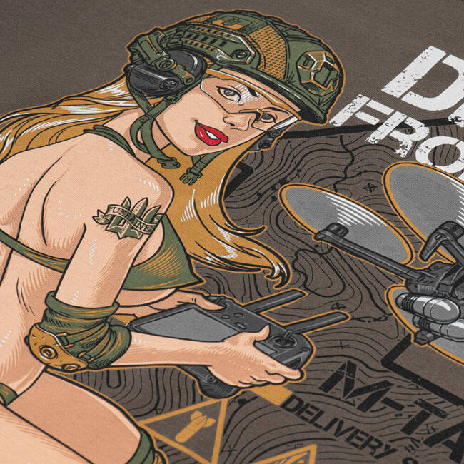 TRICOU DELIVERY SERVICE - DARK OLIVE - M-TAC