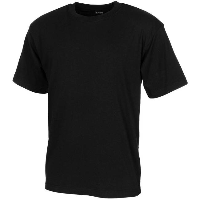 TRICOU DIN BUMBAC IN STILUL ARMATEI AMERICANE - MFH® - NEGRU