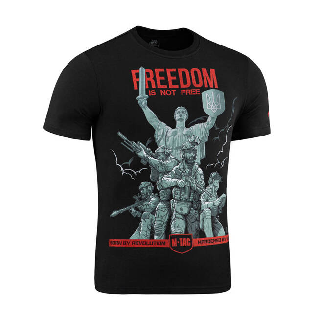 TRICOU FREEDOM - NEGRU - M-TAC