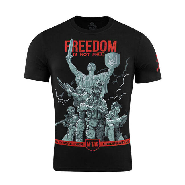 TRICOU FREEDOM - NEGRU - M-TAC