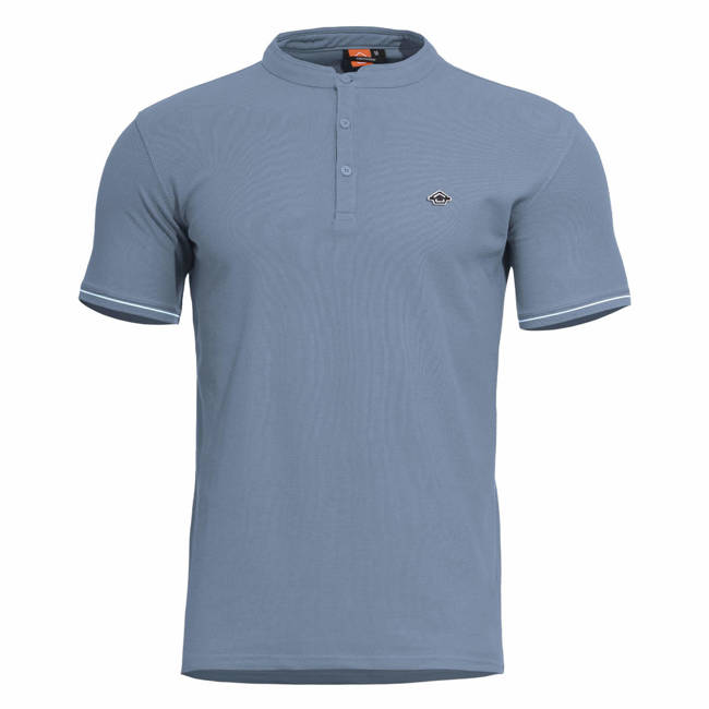 TRICOU - "LEVANTES HENLEY STRIPES" - PENTAGON® - ALBASTRU AZUR