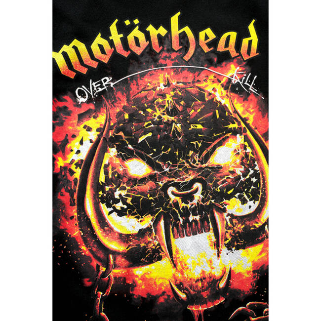 TRICOU MOTÖRHEAD DIN BUMBAC CU IMPRIMARE OVERKILL - NEGRU - BRANDIT