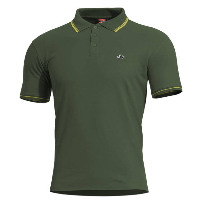 TRICOU POLO - ANIKETOS STRIPES - Pentagon® - VERDE PRIMĂVARĂ