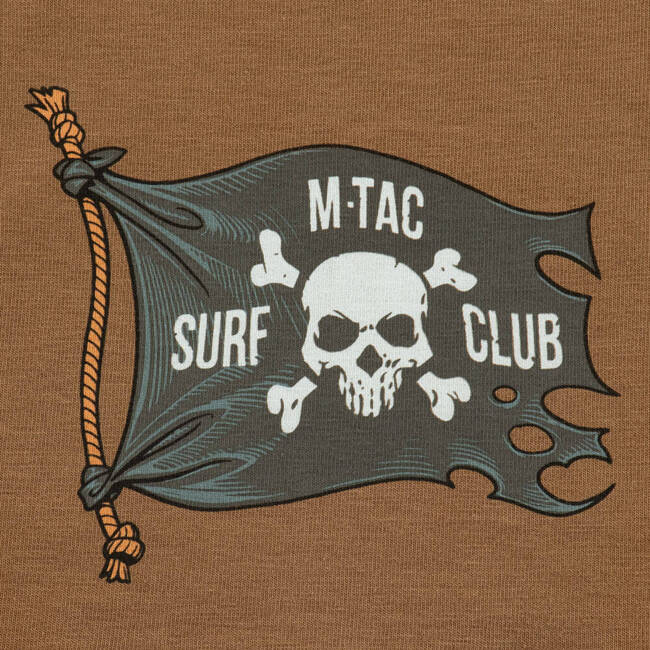 TRICOU SURF CLUB - COYOTE BROWN - M-TAC