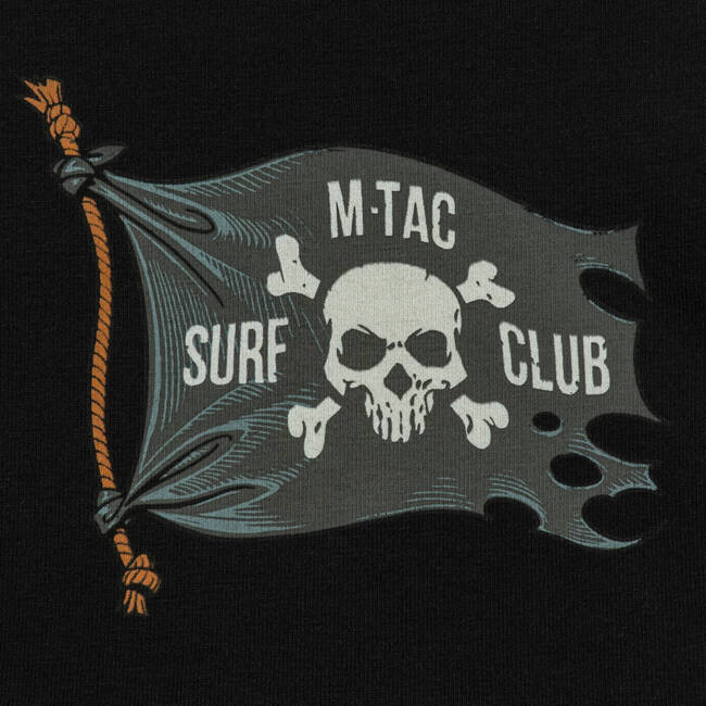 TRICOU SURF CLUB - NEGRU - M-TAC