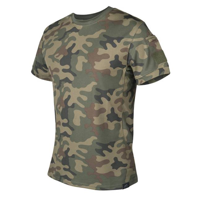 TRICOU TACTIC - TOPCOOL - Helikon Tex - PL WOODLAND