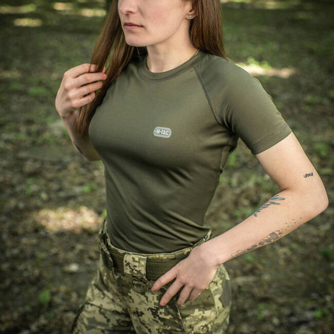 TRICOU ULTRA LIGHT POLARTEC PENTRU FEMEI - ARMY OLIVE - M-TAC