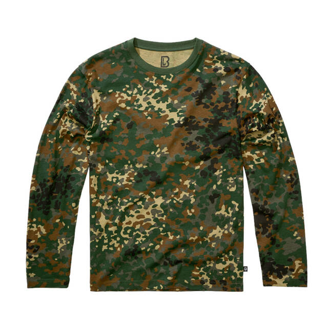 Tricou cu maneca lunga Premium - flecktarn camo - Brandit