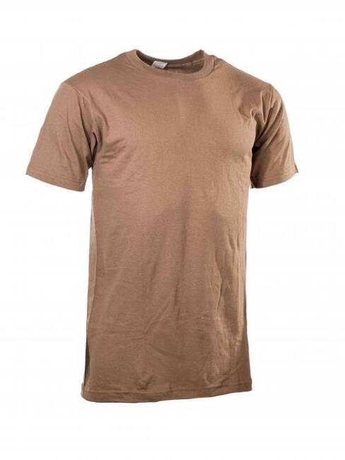 US SHORT SLEEVE T-SHIRT, COYOTE/BROWN - MILITARY SURPLUS - LIKE NEW