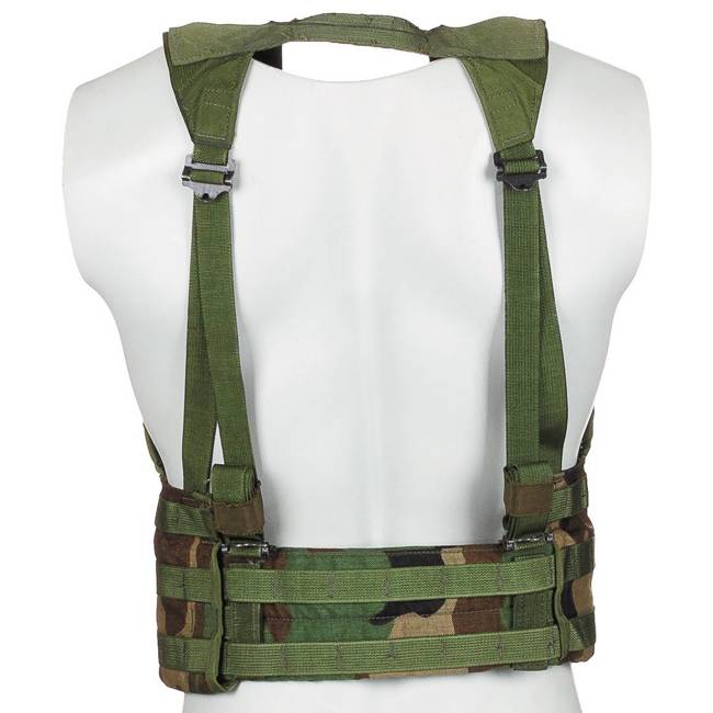 VESTA AMERICANA MODULARA - "MOLLE II" - FLC - WOODLAND - UTILIZAT