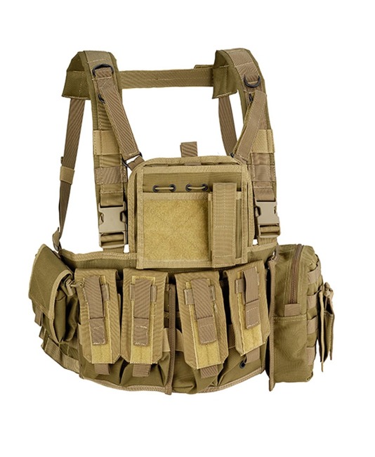 VESTA, HAM TACTIC RECON CU SISTEM MOLLE - DEFCON 5 - COYOTE TAN