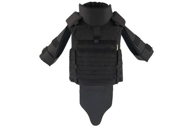 VESTĂ TACTICĂ DE PROTECȚIE BALISTICĂ - CU SISTEM "MOLLE" - CHROMIUM® TACTICAL II - ANORAK® - NEAGRĂ