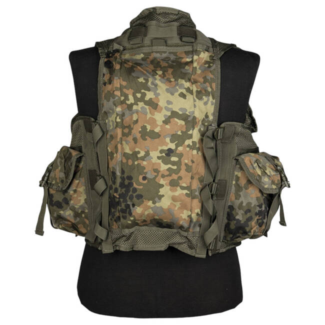 VESTA TACTICA MIL-TEC - FLECKTARN (9 BUZUNARE)