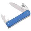 BRICEAG MULTIFUNCTIONAL DE BUZUNAR - "Fox Vulpis 130-3 Aluminum Sky Blue" - FOX KNIVES