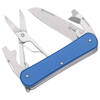 BRICEAG MULTIFUNCTIONAL DE BUZUNAR - "Fox Vulpis 130-F4 Aluminum Sky Blue" - FOX KNIVES