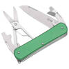 BRICEAG MULTIFUNCTIONAL DE BUZUNAR - "Fox Vulpis 130-F4 Aluminum Verde OD" - FOX KNIVES