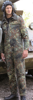 COSTUM GERMAN DE TANCHIST - FĂRĂ CĂPTUȘEALĂ - FLECKTARN - SURPLUS MILITAR - UZAT