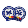 EMBLEMA AMBULANTA SAJ SPATE, CU APLICARE TERMICA - MURES