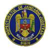 Emblema Inspectoratul de Jandarmi Judetean Sibiu, emblema IJJ SIBIU, cu aplicare Velcro (cu scai)