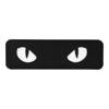 PATCH CAT EYES LASER CUT - NEGRU/GID - M-TAC