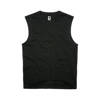 TRICOU DIN BUMBAC FARA MANECI - NEGRU - BRANDIT