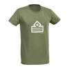 TRICOU DIN BUMBAC IMPRIMAT CU GRAD MILITAR - CAPA - VERDE OD - DEFCON5