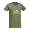 TRICOU DIN BUMBAC IMPRIMAT CU GRAD MILITAR - TDVM - VERDE OD - DEFCON5