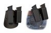 Toc pistol magazie Double Swivelling Plastic Holster For Two Magazines With Belt Paddle